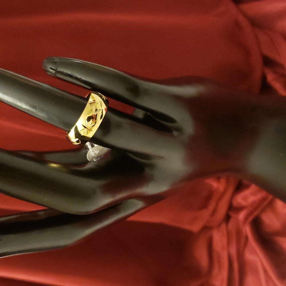 18 K  GOLD FILLED RING